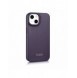 iCarer CE Premium Leather Folio Case iPhone 14 Plus Magnetic Flip Leather Folio Case MagSafe Dark Purple (WMI14220715-DP)