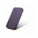 iCarer CE Premium Leather Folio Case iPhone 14 Plus Magnetic Flip Leather Folio Case MagSafe Dark Purple (WMI14220715-DP)