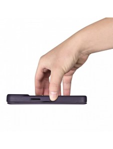 iCarer CE Premium Leather Folio Case iPhone 14 Plus Magnetic Flip Leather Folio Case MagSafe Dark Purple (WMI14220715-DP)