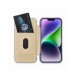 iCarer CE Premium Leather Folio Case iPhone 14 Plus Magnetic Flip Leather Folio Case MagSafe Light Purple (WMI14220715-LP)