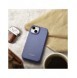 iCarer CE Premium Leather Folio Case iPhone 14 Plus Magnetic Flip Leather Folio Case MagSafe Light Purple (WMI14220715-LP)