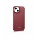 iCarer CE Premium Leather Folio Fodral iPhone 14 Plus Magnetic Flip Leather Folio Fodral MagSafe Röd (WMI14220715-RD)