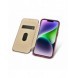 iCarer CE Premium Leather Folio Fodral iPhone 14 Plus Magnetic Flip Leather Folio Fodral MagSafe Röd (WMI14220715-RD)