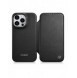 iCarer CE Premium Leather Folio Fodral iPhone 14 Pro Magnetic Flip Leather Folio Fodral MagSafe svart (WMI14220714-BK)
