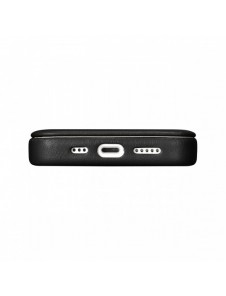 iCarer CE Premium Leather Folio Fodral iPhone 14 Pro Magnetic Flip Leather Folio Fodral MagSafe svart (WMI14220714-BK)
