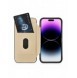 iCarer CE Premium Leather Folio Fodral iPhone 14 Pro Magnetic Flip Leather Folio Fodral MagSafe svart (WMI14220714-BK)