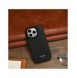 iCarer CE Premium Leather Folio Fodral iPhone 14 Pro Magnetic Flip Leather Folio Fodral MagSafe svart (WMI14220714-BK)