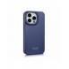 iCarer CE Premium Leather Folio Case iPhone 14 Pro Magnetic Flip Leather Folio Case MagSafe Blue (WMI14220714-BU)