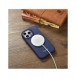 iCarer CE Premium Leather Folio Case iPhone 14 Pro Magnetic Flip Leather Folio Case MagSafe Blue (WMI14220714-BU)