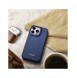 iCarer CE Premium Leather Folio Case iPhone 14 Pro Magnetic Flip Leather Folio Case MagSafe Blue (WMI14220714-BU)