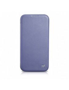 iCarer CE Premium Läder Foliofodral iPhone 14 Pro Magnetic Flip Läder Foliofodral MagSafe Ljuslila (WMI14220714-LP)