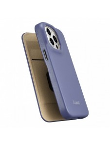 iCarer CE Premium Läder Foliofodral iPhone 14 Pro Magnetic Flip Läder Foliofodral MagSafe Ljuslila (WMI14220714-LP)