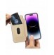 iCarer CE Premium Läder Foliofodral iPhone 14 Pro Magnetic Flip Läder Foliofodral MagSafe Ljuslila (WMI14220714-LP)
