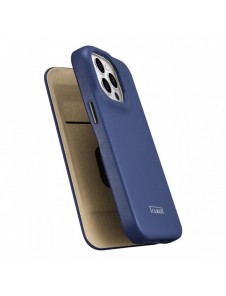 iCarer CE Premium Leather Folio Case iPhone 14 Pro Max Magnetic Flip Leather Folio Case MagSafe Blue (WMI14220716-BU)