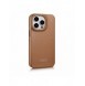 iCarer CE Premium Leather Folio Case iPhone 14 Pro Max Magnetic Flip Leather Folio Case MagSafe Brown (WMI14220716-BN)