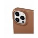 iCarer CE Premium Leather Folio Case iPhone 14 Pro Max Magnetic Flip Leather Folio Case MagSafe Brown (WMI14220716-BN)