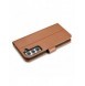 iCarer Haitang Läderplånboksfodral Läderfodral för Samsung Galaxy S22 + (S22 Plus) Plånboksfodral Brun (AKSM05BN)
