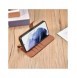 iCarer Haitang Läderplånboksfodral Läderfodral för Samsung Galaxy S22 + (S22 Plus) Plånboksfodral Brun (AKSM05BN)