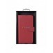 iCarer Haitang Läderplånboksfodral Läderfodral för Samsung Galaxy S22 + (S22 Plus) Plånboksfodral Röd (AKSM05RD)