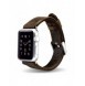iCarer Läder Crazy Horse-armband i äkta läder för Klocka 3 38mm / Klocka 2 38mm / Klocka 1 38mm brun (RIW115-BNďĽ38ďĽ‰)