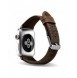 iCarer Läder Crazy Horse-armband i äkta läder för Klocka 3 38mm / Klocka 2 38mm / Klocka 1 38mm brun (RIW115-BNďĽ38ďĽ‰)