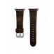 iCarer Läder Crazy Horse-armband i äkta läder för Klocka 3 38mm / Klocka 2 38mm / Klocka 1 38mm brun (RIW115-BNďĽ38ďĽ‰)
