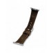 iCarer Läder Crazy Horse-armband i äkta läder för Klocka 3 38mm / Klocka 2 38mm / Klocka 1 38mm brun (RIW115-BNďĽ38ďĽ‰)