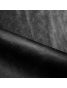 iCarer Leather Oil Wax fodral täckt med naturligt läder för iPhone 12 Pro Max svart (ALI1206-BK)