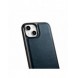 iCarer Leather Oil Wax fodral täckt med naturligt läder för iPhone 14 Plus blå (WMI14220719-BU)
