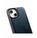 iCarer Leather Oil Wax fodral täckt med naturligt läder för iPhone 14 Plus blå (WMI14220719-BU)