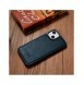iCarer Leather Oil Wax fodral täckt med naturligt läder för iPhone 14 Plus blå (WMI14220719-BU)