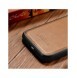iCarer Leather Oil Wax fodral täckt med naturligt läder för iPhone 14 Pro brun (WMI14220718-TN)