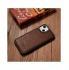 iCarer Leather Oil Wax Äkta Läderfodral för iPhone 14 Plus (MagSafe-kompatibel) Brun (WMI14220719-BN)