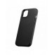 iCarer Litchi Premium läderfodral iPhone 14 Plus magnetiskt läderfodral med MagSafe Black (WMI14220711-BK)