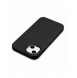iCarer Litchi Premium läderfodral iPhone 14 Plus magnetiskt läderfodral med MagSafe Black (WMI14220711-BK)