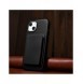 iCarer Litchi Premium läderfodral iPhone 14 Plus magnetiskt läderfodral med MagSafe Black (WMI14220711-BK)