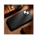 iCarer Litchi Premium läderfodral iPhone 14 Plus magnetiskt läderfodral med MagSafe Black (WMI14220711-BK)