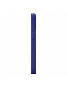 iCarer Litchi Premium läderfodral iPhone 14 Plus magnetiskt läderfodral med MagSafe Mörkblå (WMI14220711-DB)