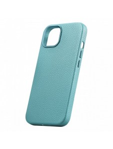 iCarer Litchi Premium läderfodral iPhone 14 Plus magnetiskt läderfodral med MagSafe Green (WMI14220711-GN)
