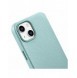 iCarer Litchi Premium läderfodral iPhone 14 Plus magnetiskt läderfodral med MagSafe Green (WMI14220711-GN)