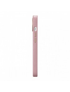 iCarer Litchi Premium Läderfodral iPhone 14 Plus Magnetisk Läderfodral med MagSafe Pink (WMI14220711-PK)