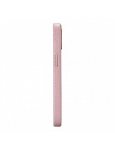 iCarer Litchi Premium Läderfodral iPhone 14 Plus Magnetisk Läderfodral med MagSafe Pink (WMI14220711-PK)