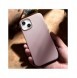 iCarer Litchi Premium Läderfodral iPhone 14 Plus Magnetisk Läderfodral med MagSafe Pink (WMI14220711-PK)