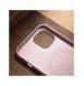 iCarer Litchi Premium Läderfodral iPhone 14 Plus Magnetisk Läderfodral med MagSafe Pink (WMI14220711-PK)