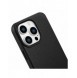 iCarer Litchi Premium Läderfodral iPhone 14 Pro Magnetisk Läderfodral med MagSafe Svart (WMI14220710-BK)