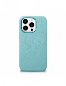 iCarer Litchi Premium läderfodral iPhone 14 Pro magnetiskt läderfodral med MagSafe Green (WMI14220710-GN)