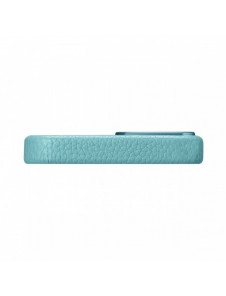 iCarer Litchi Premium läderfodral iPhone 14 Pro magnetiskt läderfodral med MagSafe Green (WMI14220710-GN)
