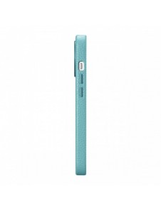 iCarer Litchi Premium läderfodral iPhone 14 Pro magnetiskt läderfodral med MagSafe Green (WMI14220710-GN)