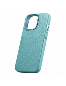 iCarer Litchi Premium läderfodral iPhone 14 Pro magnetiskt läderfodral med MagSafe Green (WMI14220710-GN)