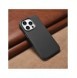 iCarer Litchi Premium Läderfodral iPhone 14 Pro Max Magnetisk Läderfodral med MagSafe Svart (WMI14220712-BK)